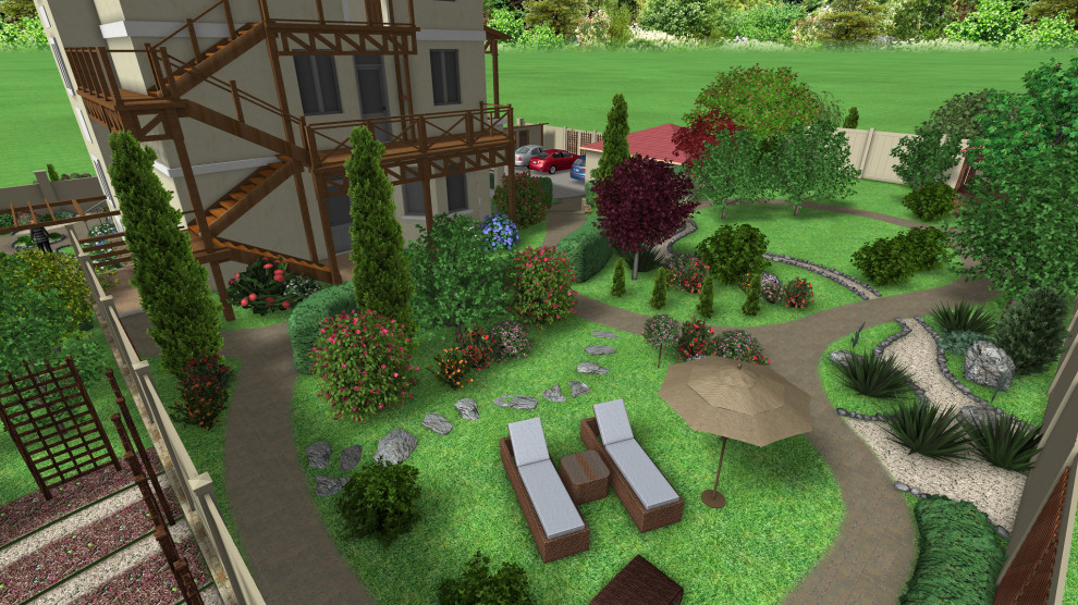 Приусадебная территория минигостинницы