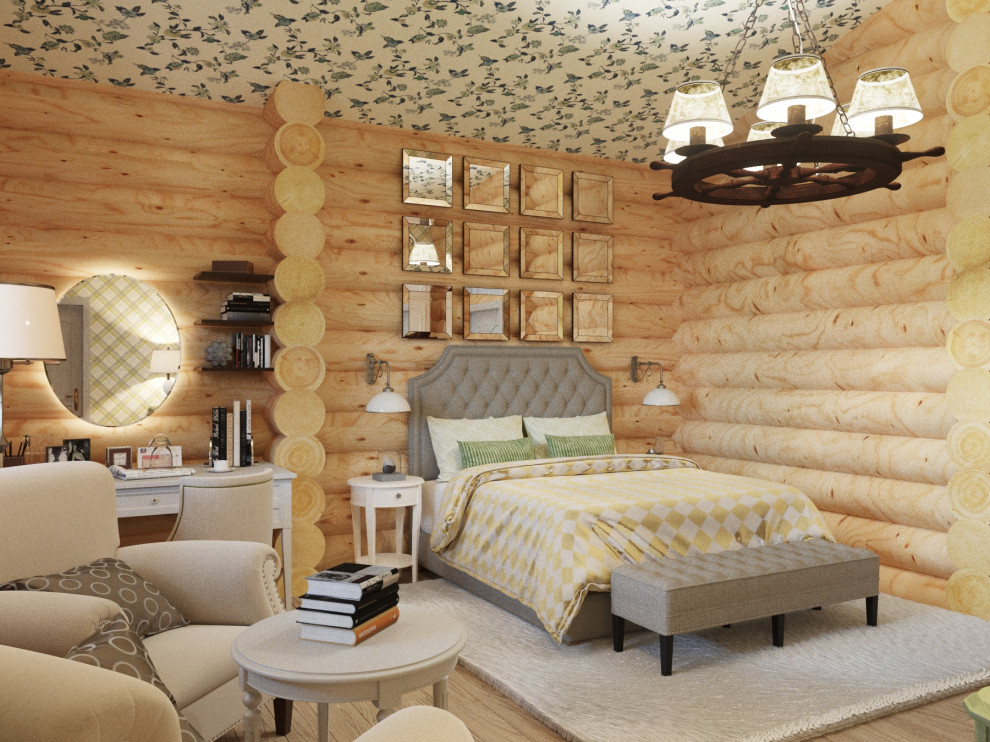 Загородный бревенчатый дом