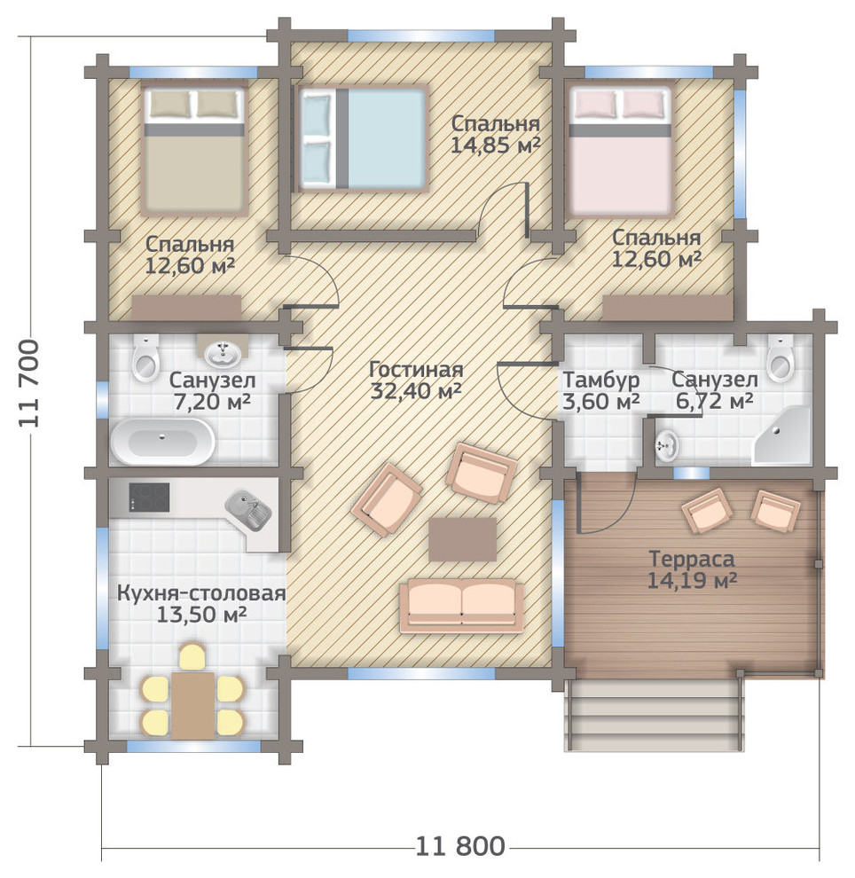 Обложка проекта: Дом "Норвегия"