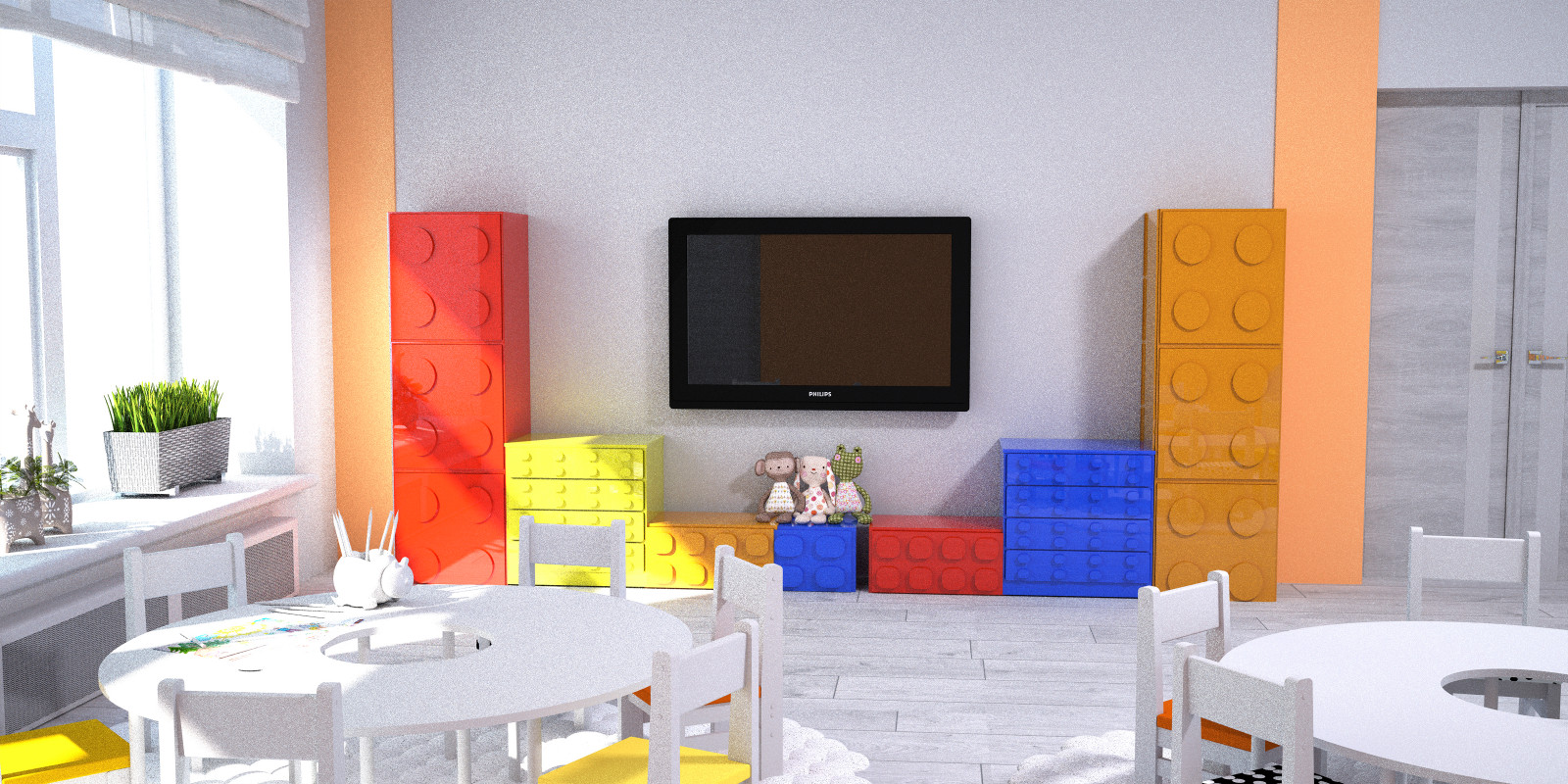 Дизайн интерьера ДС "Золотой ключик"