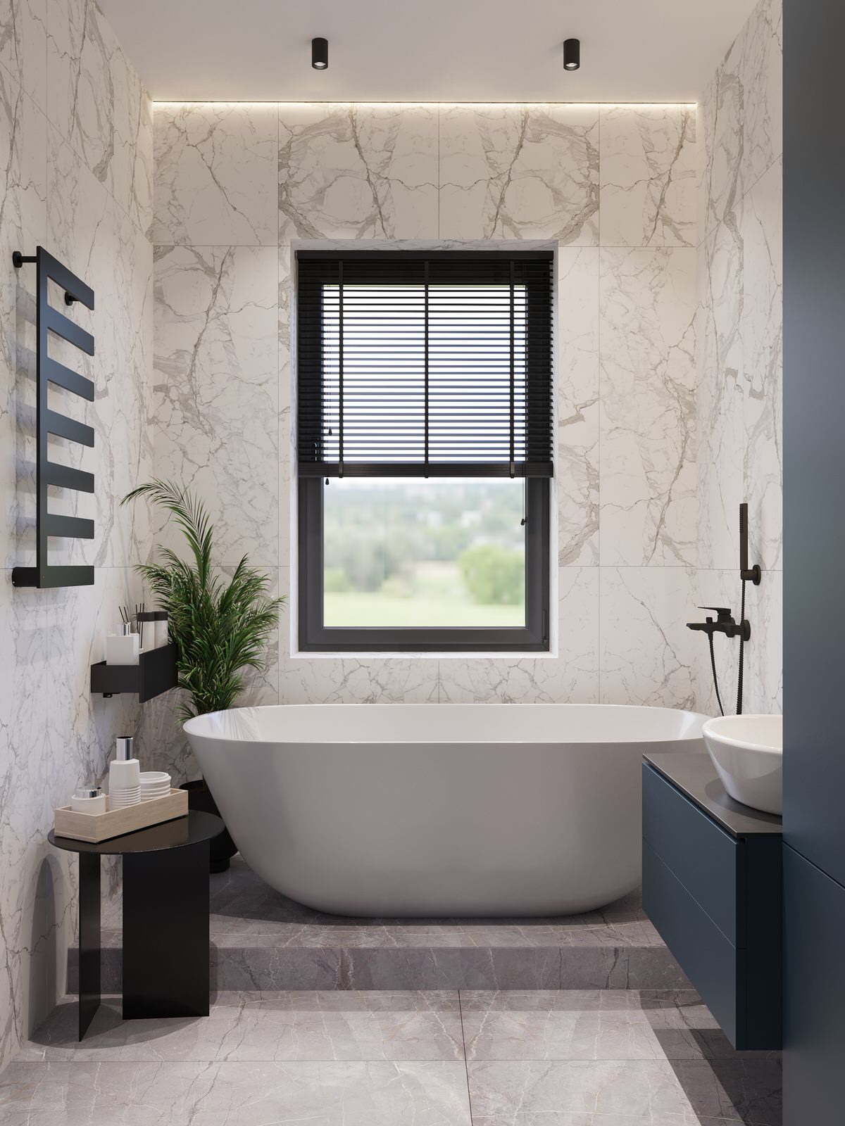 Обложка проекта: Ванная в загородном доме