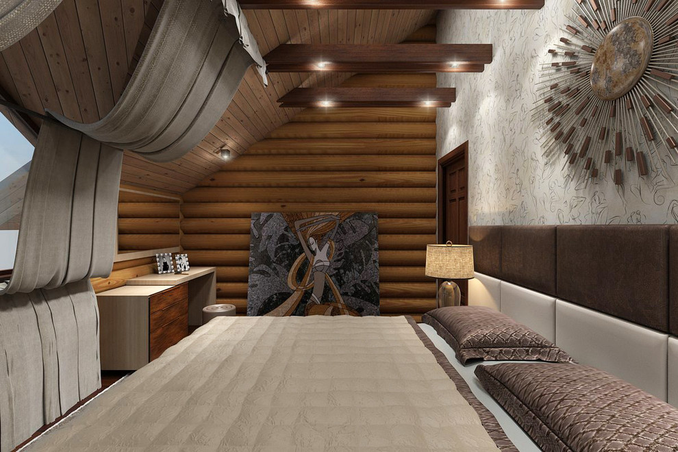 Интерьер деревянного дома