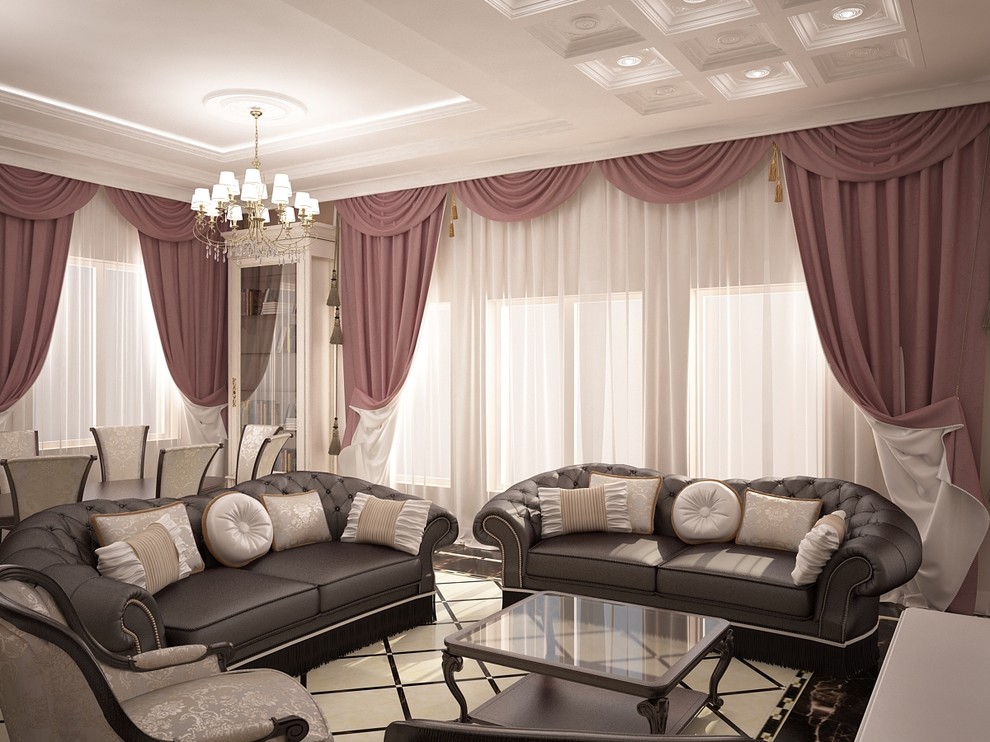 Living room + kitchen