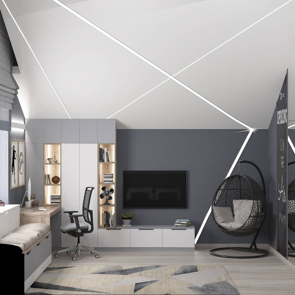 Детская комната для подростка в загородном доме