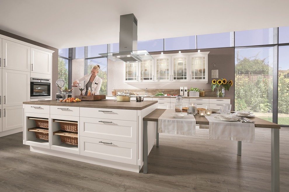 Кухня с фонариками