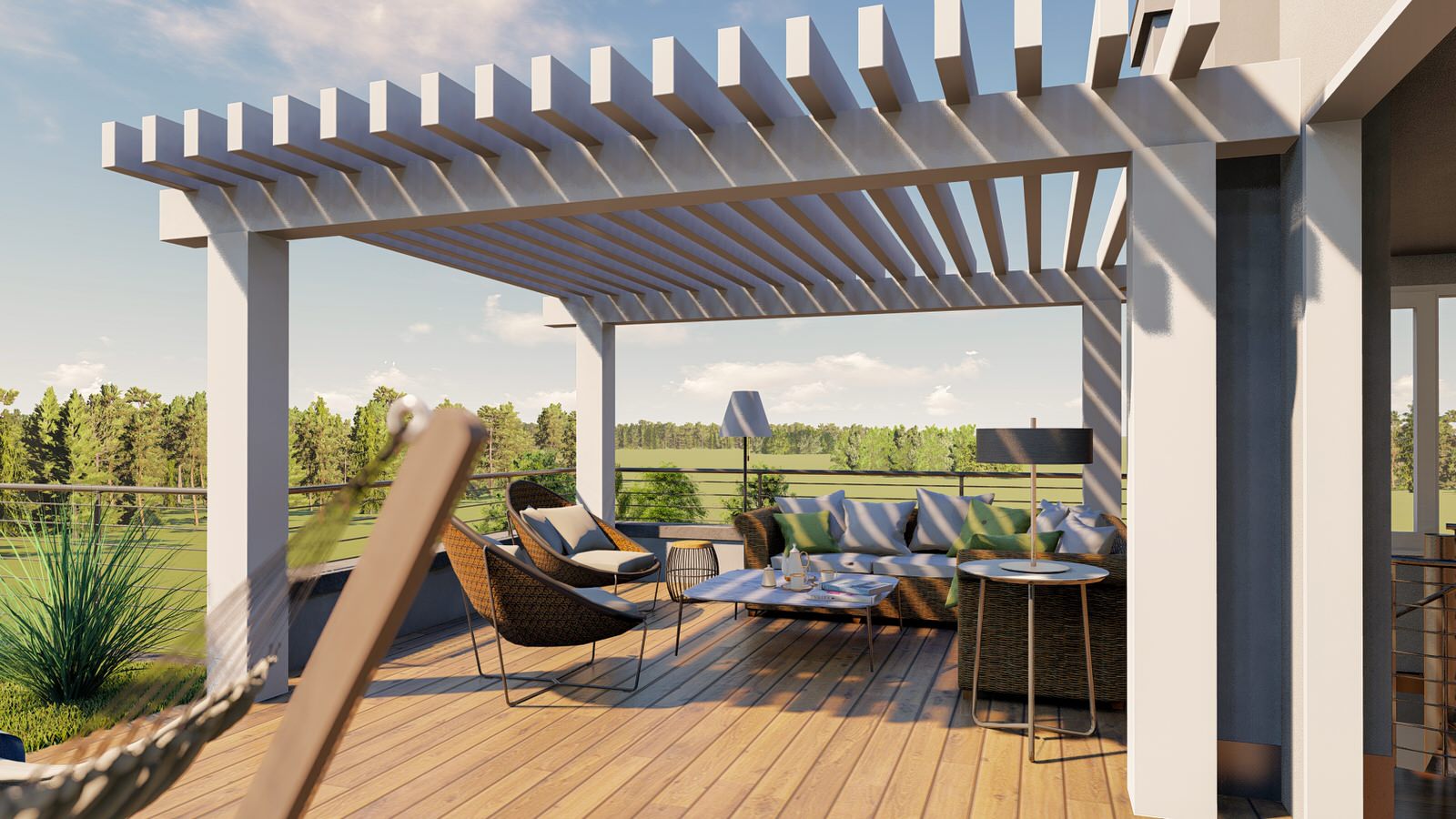 Современный загородный дом