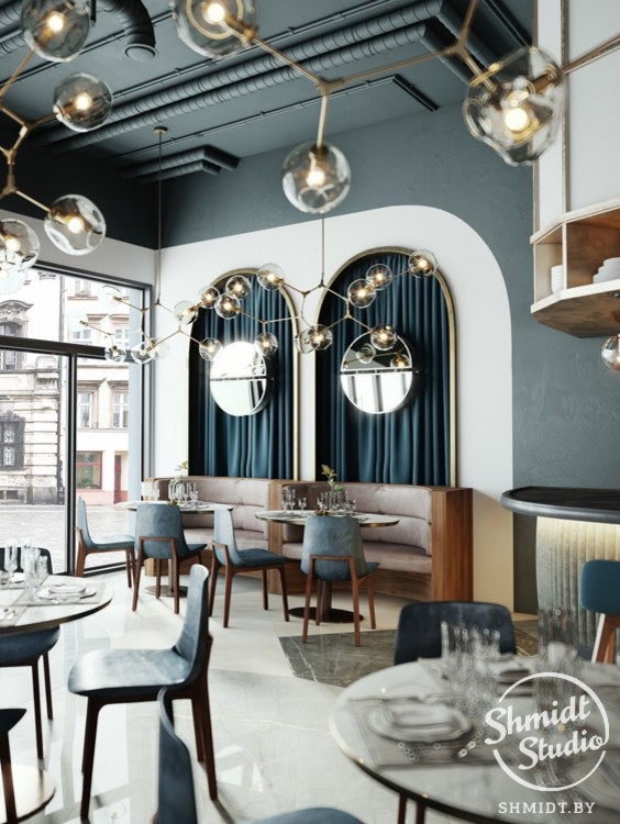 Проект интерьера Cafe