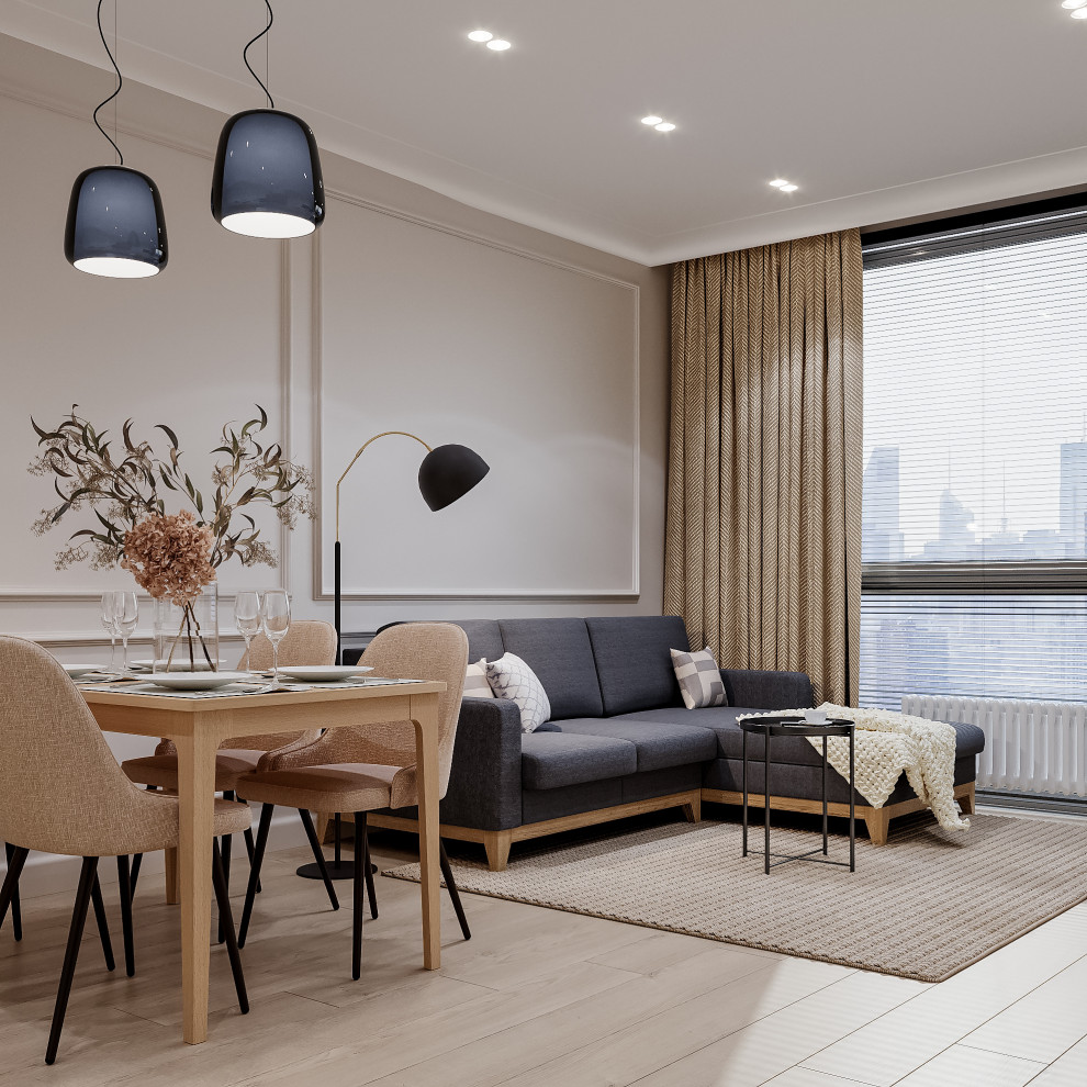 Обложка проекта: 3х комнатная квартира в ЖК Хорошевский