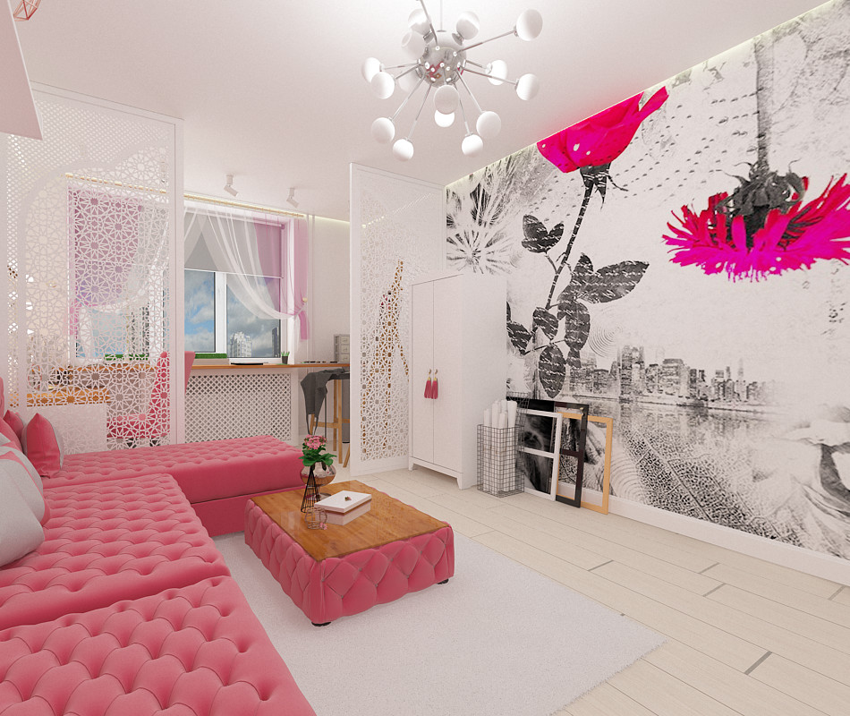 Дизайн проект спальни Барнаул Приречная 2а