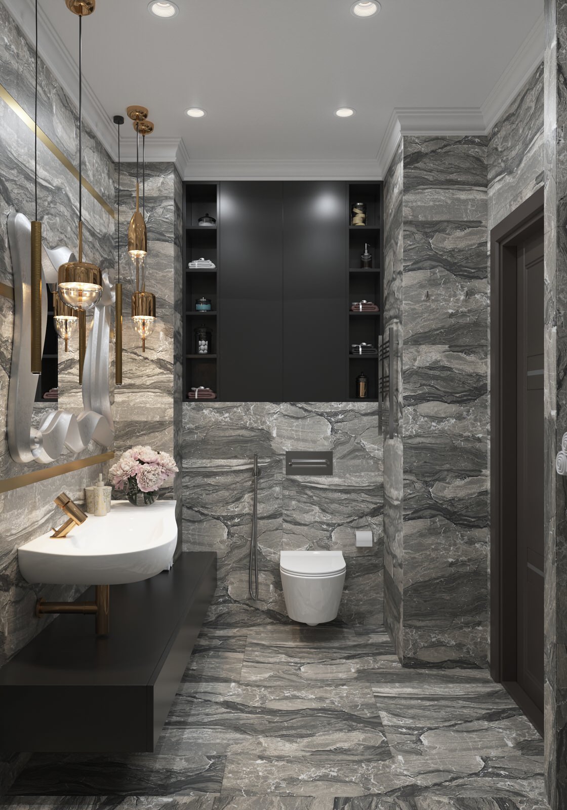 "Благородный микс оттенков"