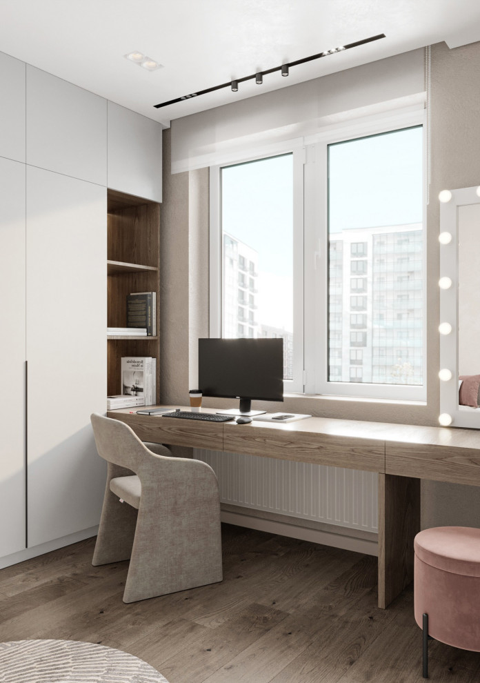 Дизайн-проект трехкомнатной квартиры 80 кв.м. Проект 2024г.