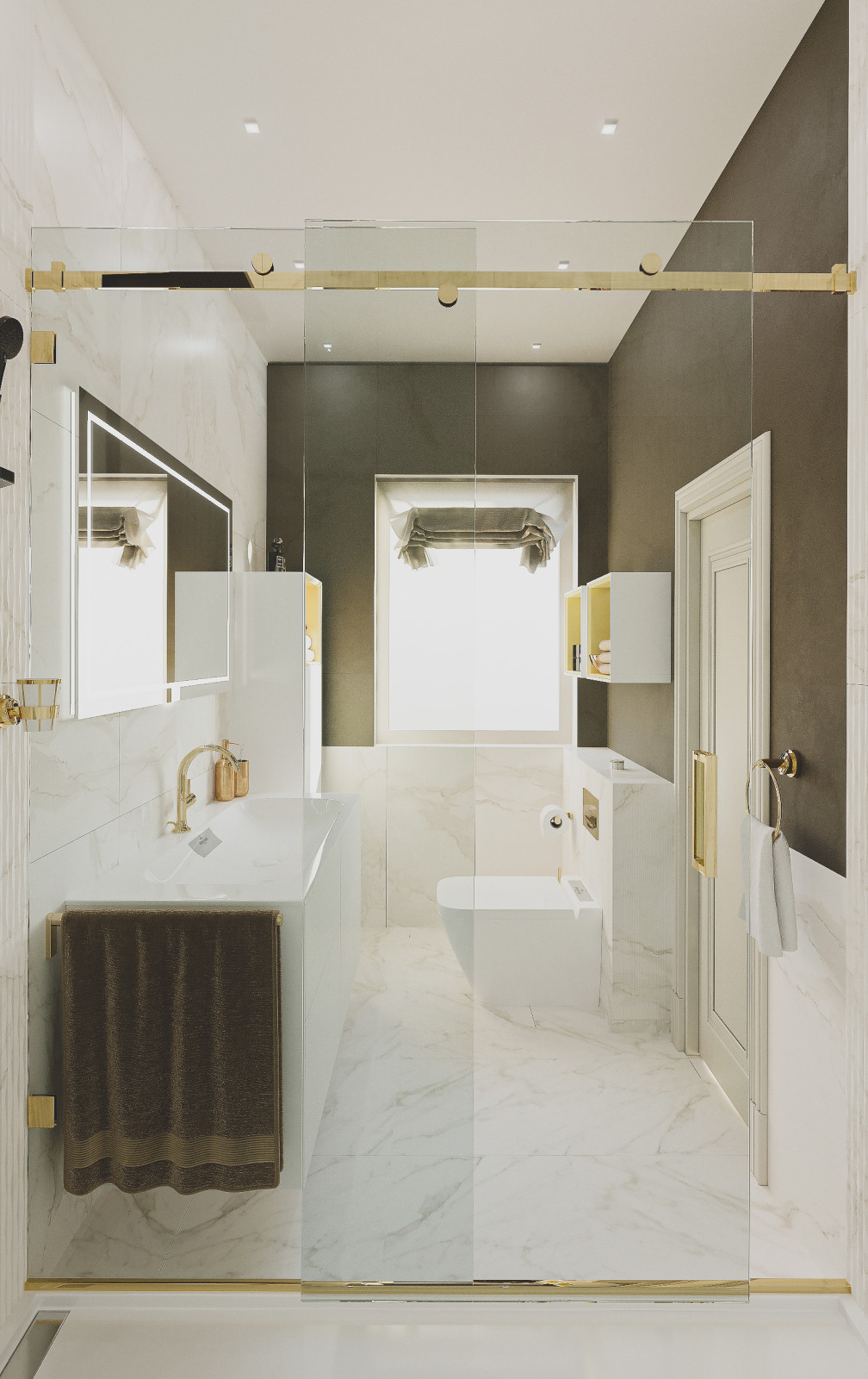 Коттедж, Каширское шоссе, Санузел 1, Санузел 2