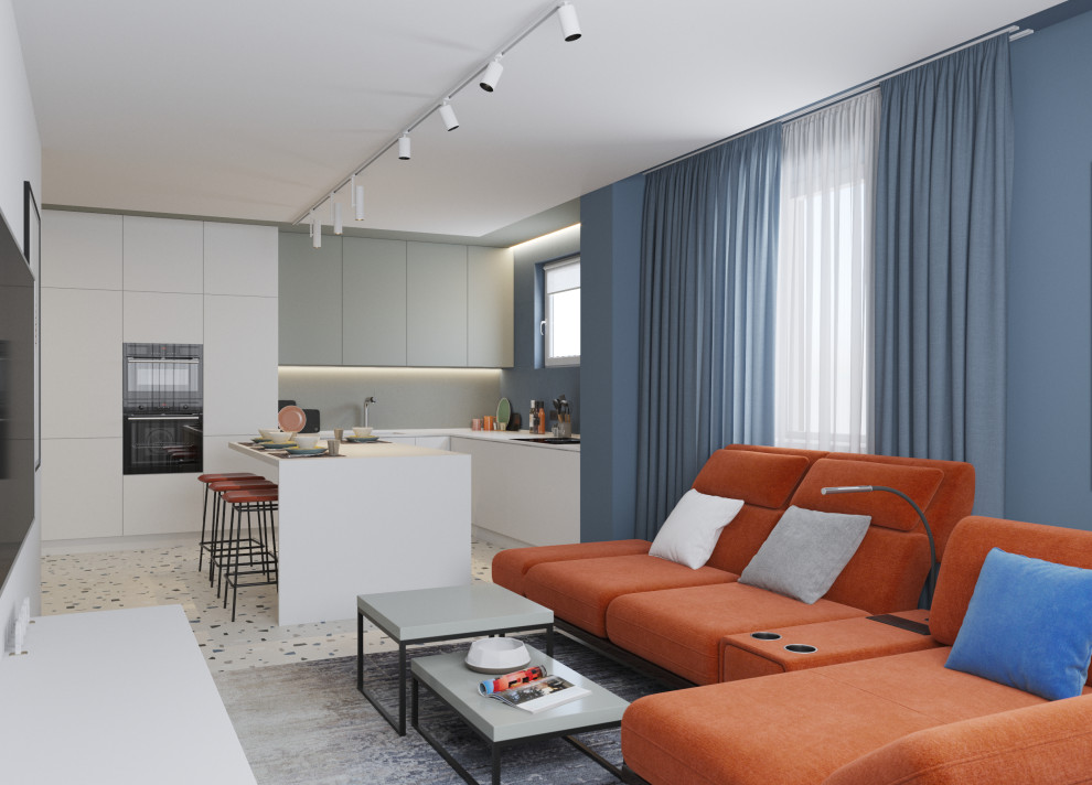 Терраццо(кухня-гостиная)