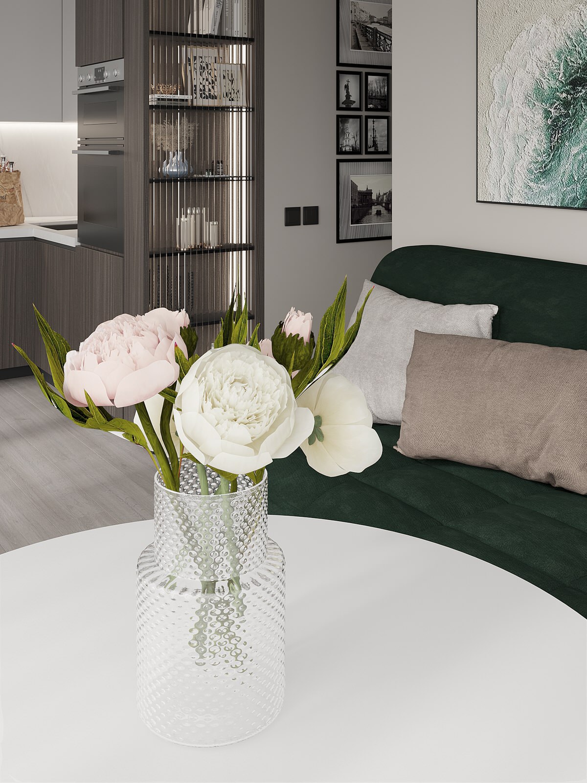 Совмещенная кухня-гостиная