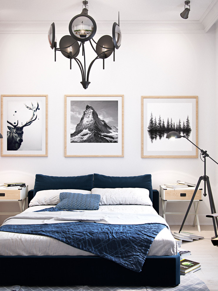 Спальня в скандинавском стиле