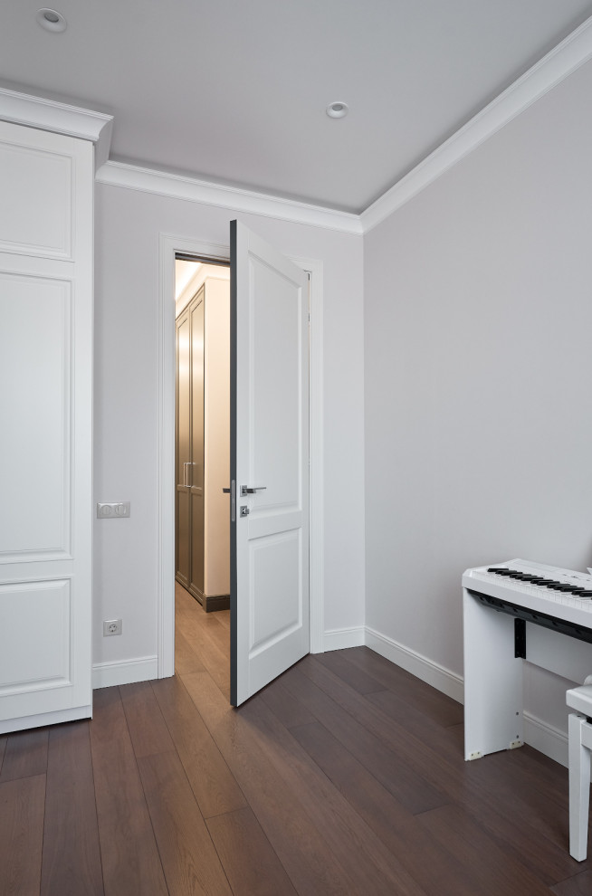 Квартира в серо-белых тонах