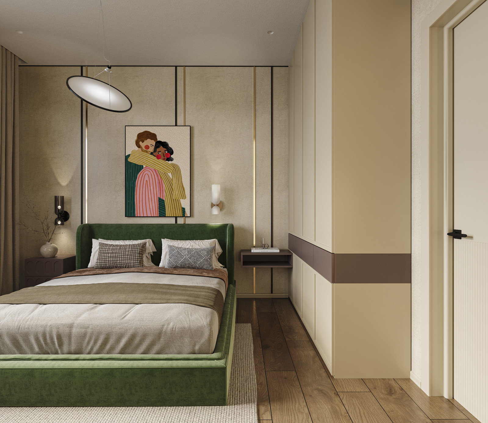 Дизайн-проект 1-комнатной квартиры в ЖК Джаз