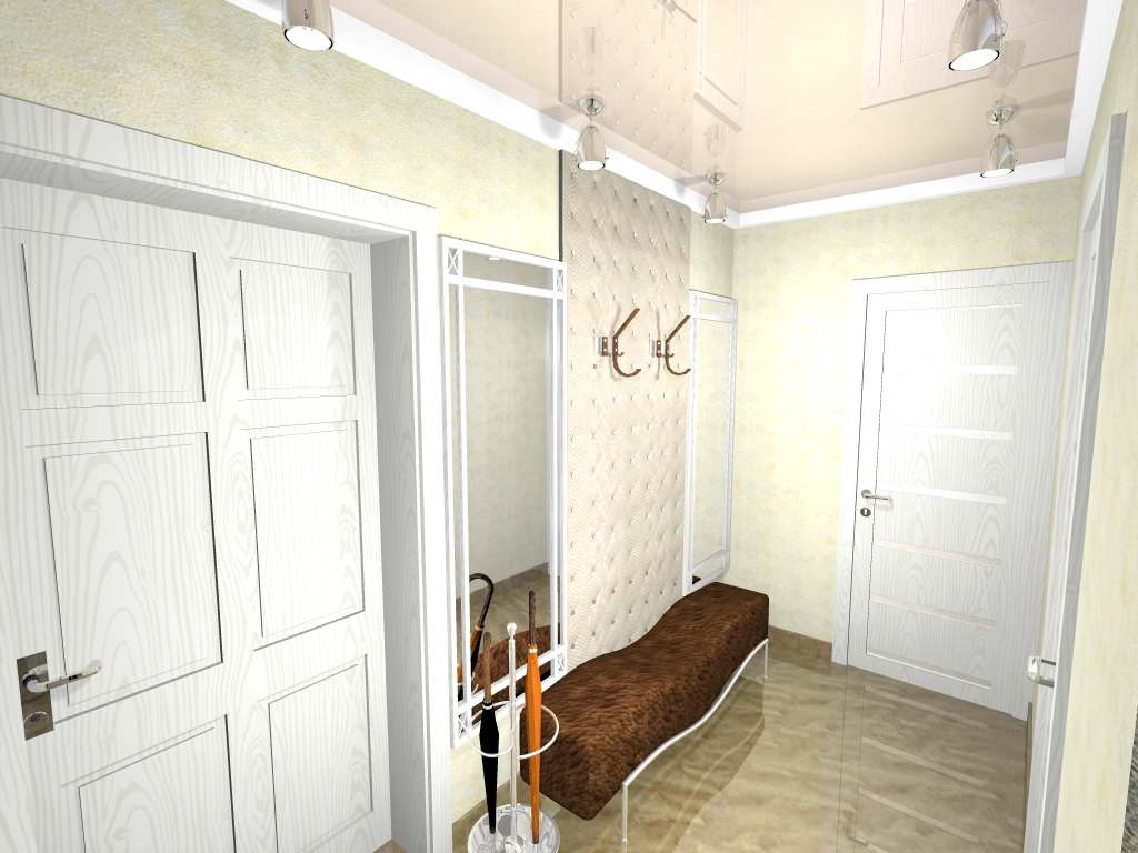 Частный интерьер маленькой квартиры в новостройке Самары.