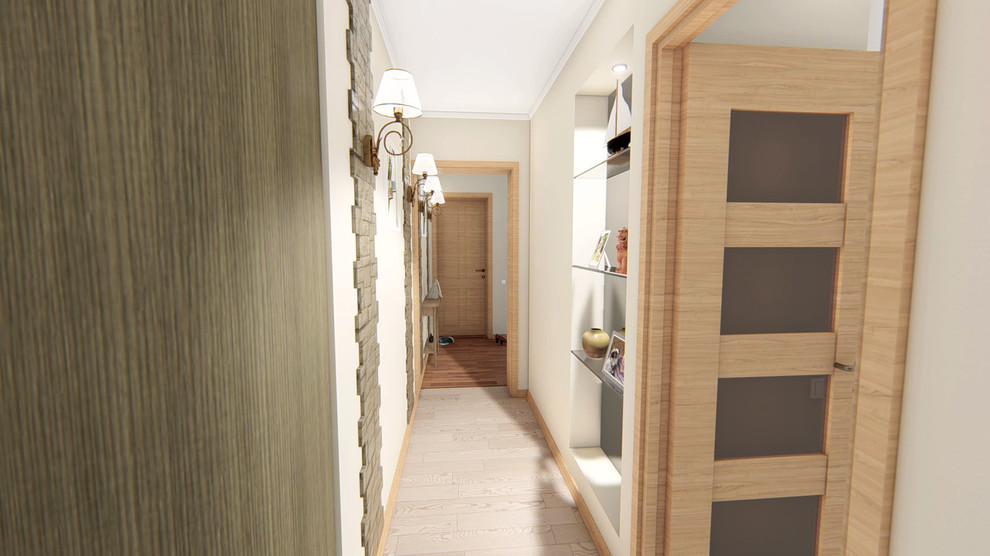 Кухня-гостиная в двухкомнатной квартире