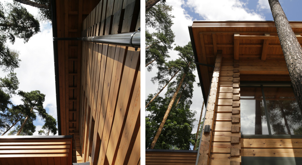 Дом в сосновом лесу