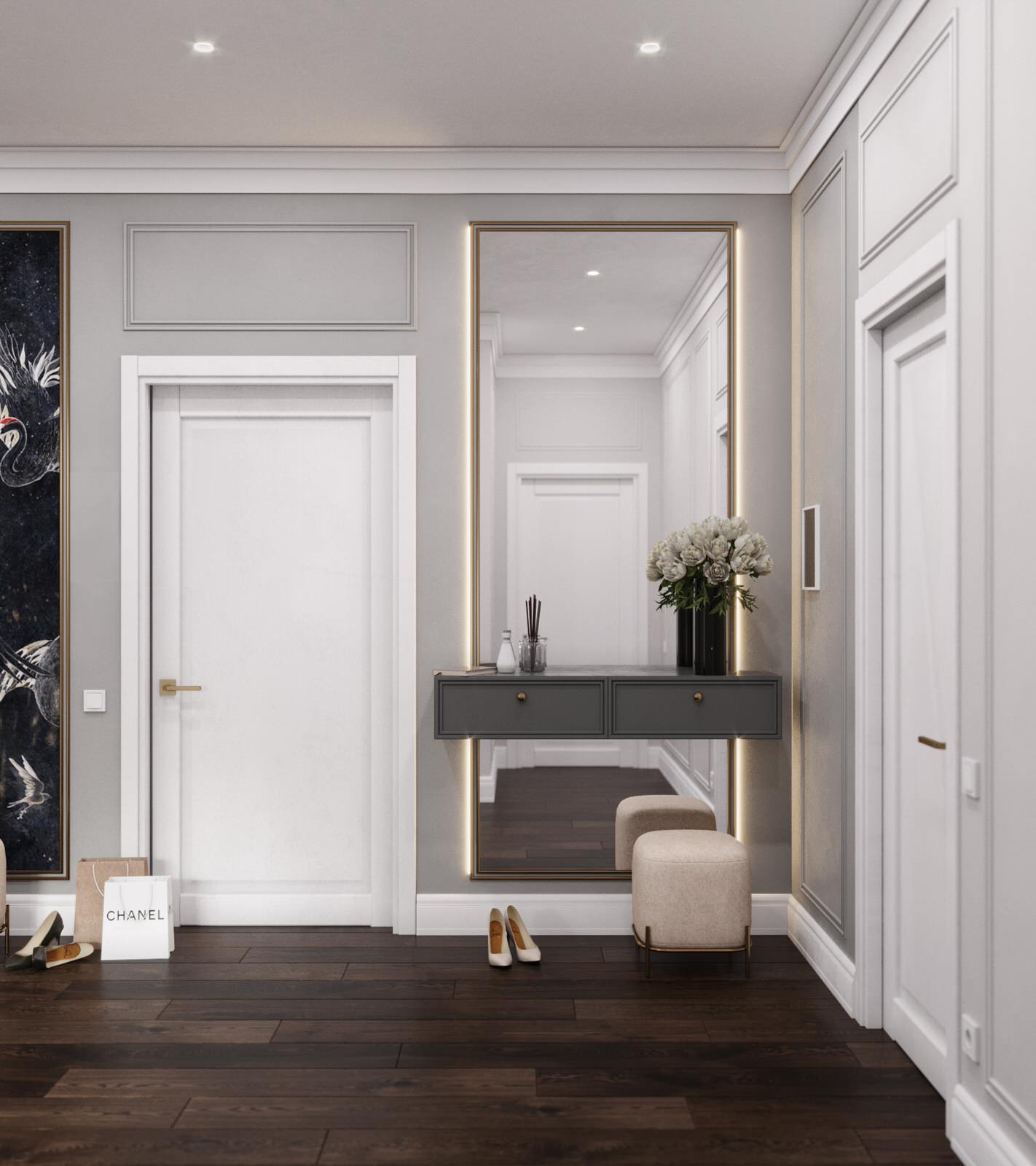 Проект интерьера квартиры в ЖК «Солнечный Олимп»