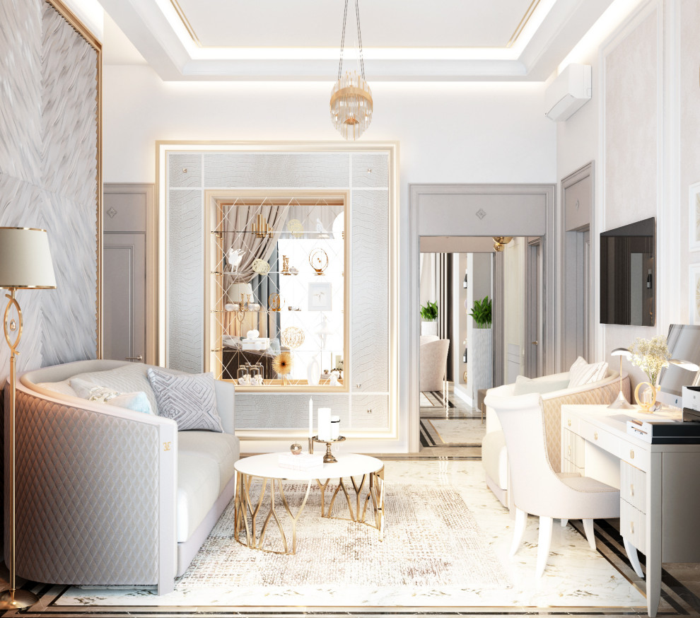 Дизайн-проект 4 комнатной квартиры в Анапе