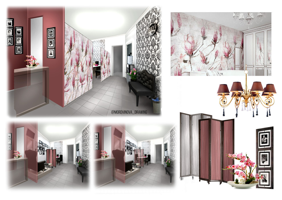 Обложка проекта: Дизайн-концепт для салона красоты Сахарин.