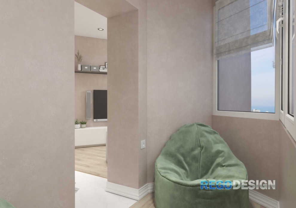 №45 ДИЗАЙН-ПРОЕКТ КВАРТИРЫ В ЖК ПУШКИНСКИЙ 50 КВ.М.