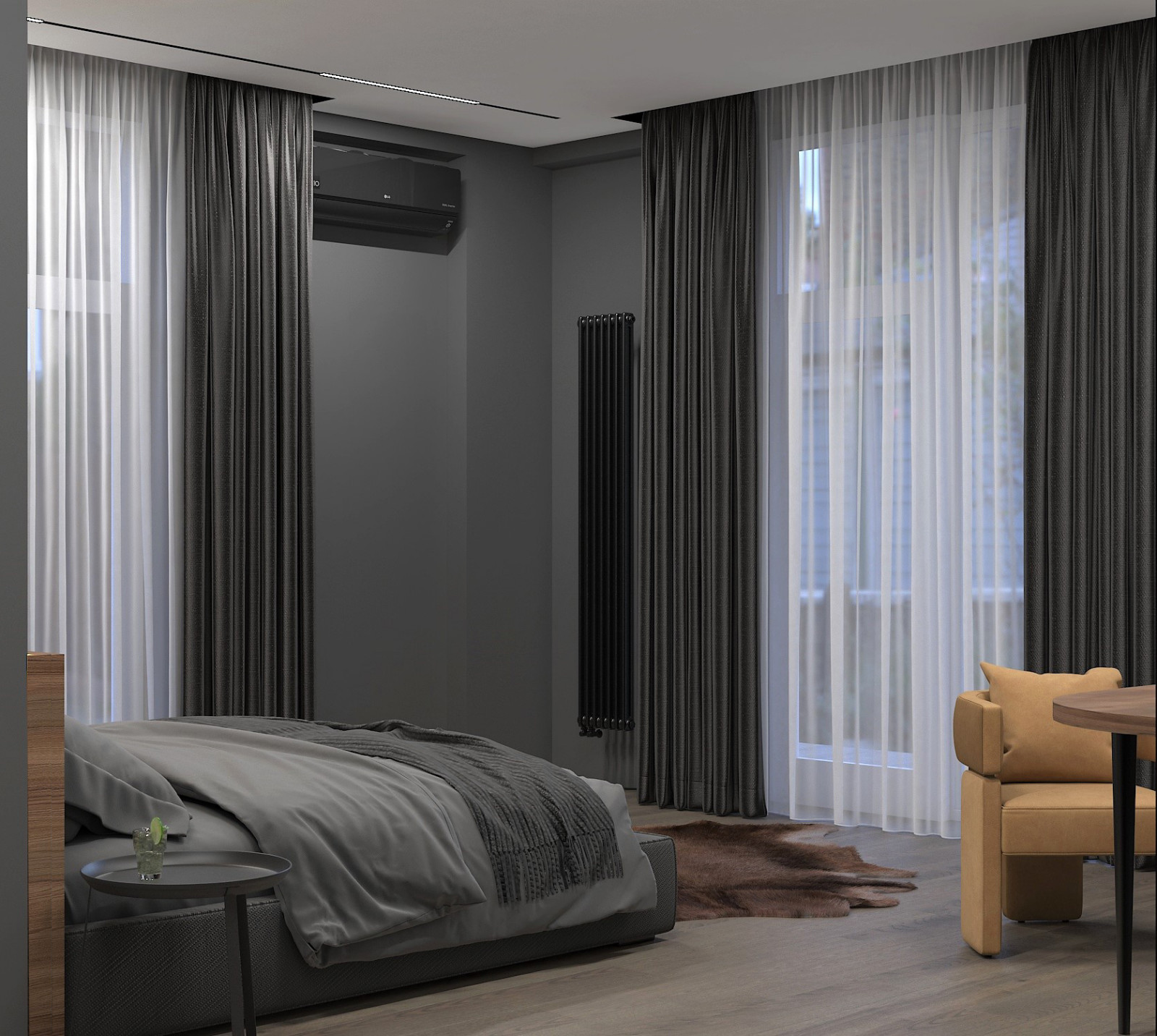 Обложка проекта: Квартира для современной семейной пары. Спальня