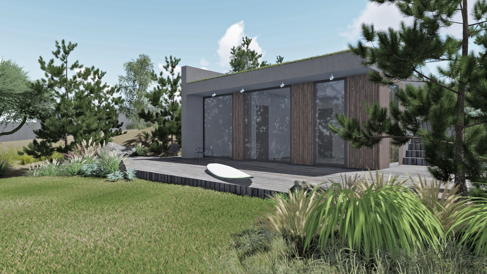 Ландшафт участка д.М.Куяш