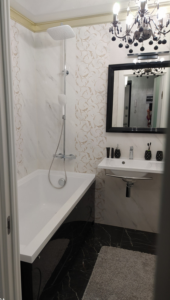 Обложка проекта: black, white, gold