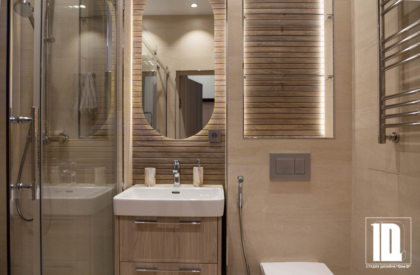 Дизайн-проект "Южное солнце" квартиры в ЖК Посейдон город Сочи 36 м2