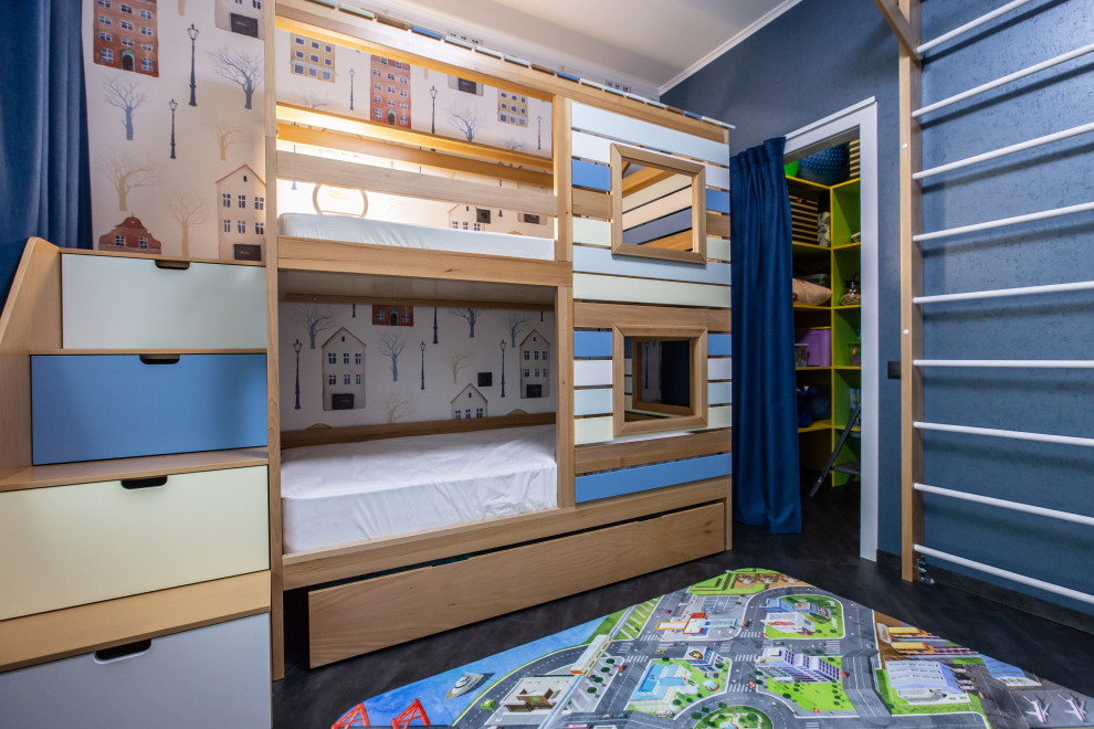 Детская комната для мальчика 15 кв.м.