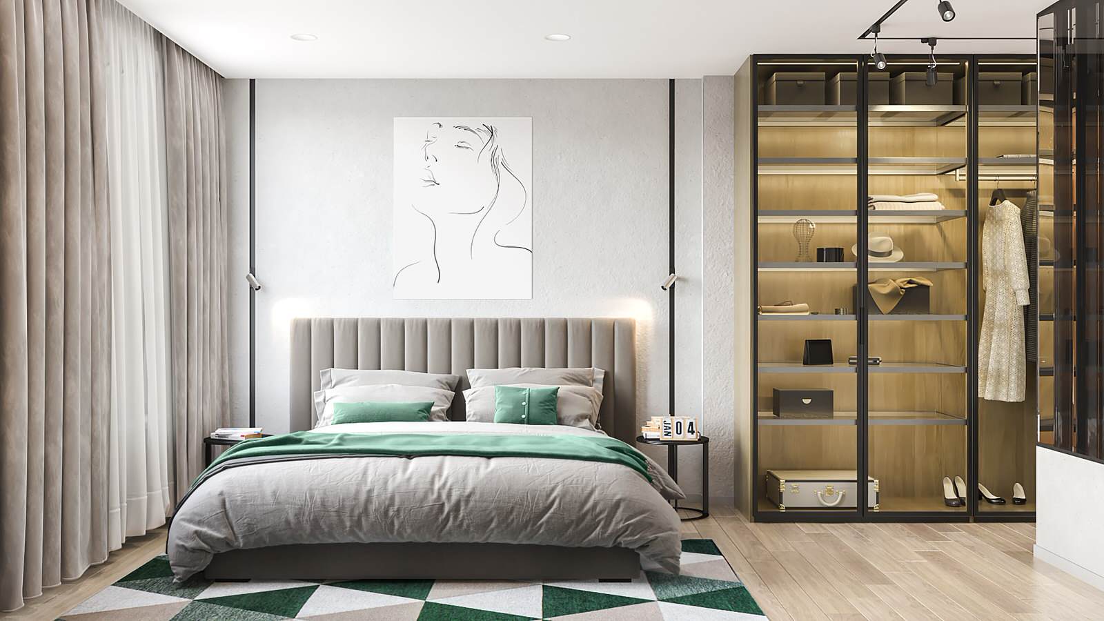 two-painting apartment