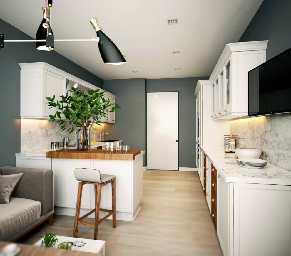 Дизайн квартиры 180 м2 на Кутузовский проспект