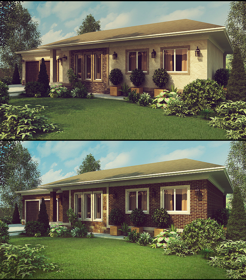 Обложка проекта: Визуализация экстерьера