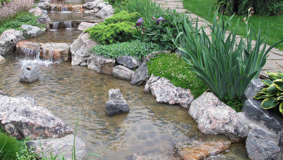 Сад с ручьем В Новогорске 2009 г