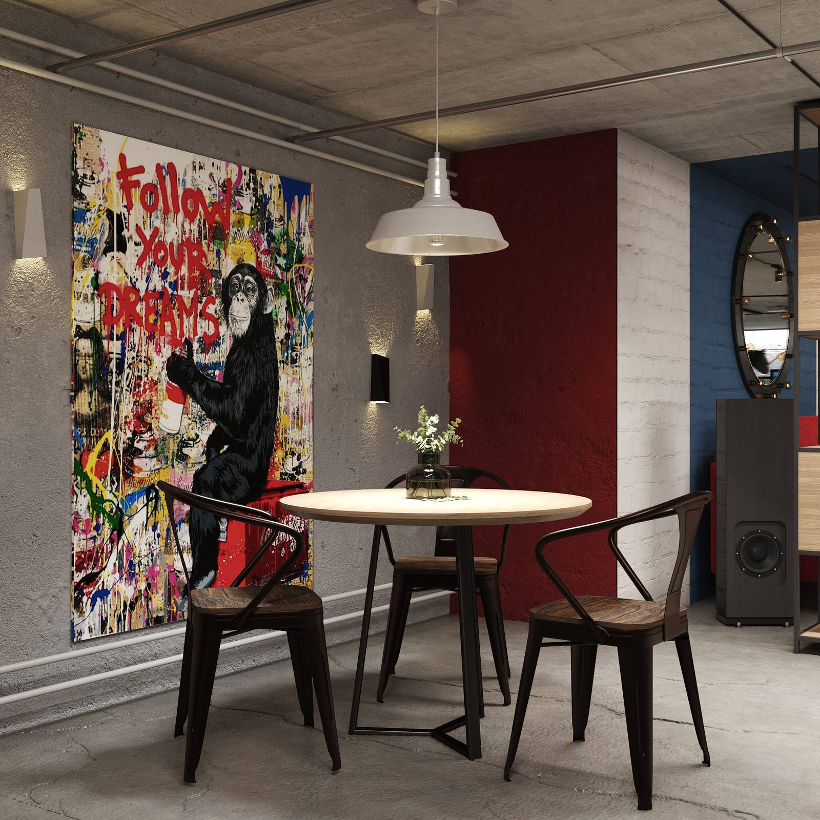 Офисное пространство Open Space в стиле Loft