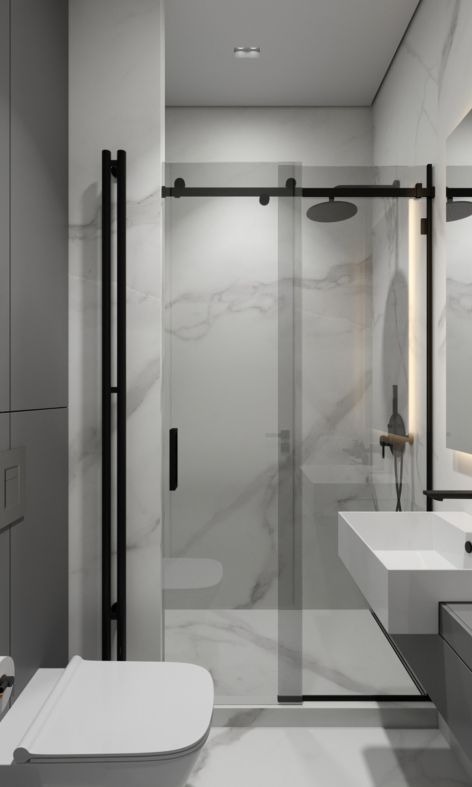 Дизайн интерьера квартиры в современном стиле в ЖК Небо