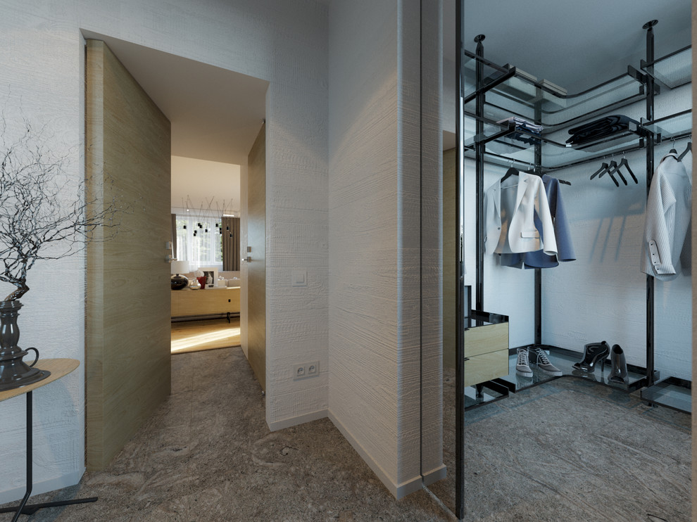 Интерьер прихожей и коридора на ул. Римской в г. Хабаровске