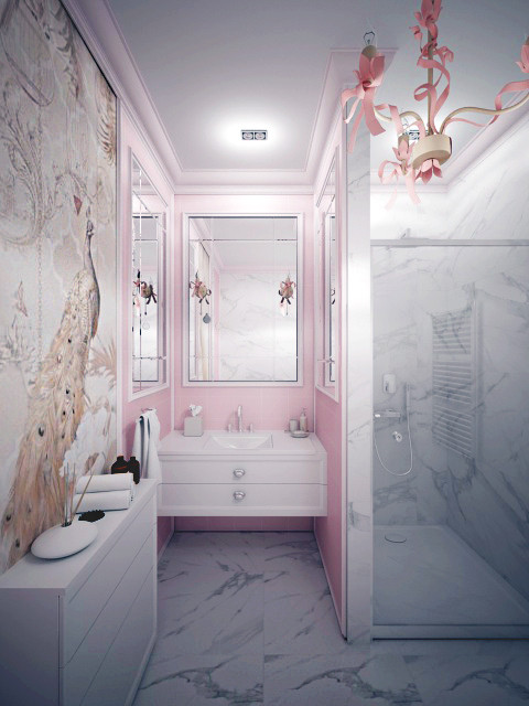 Обложка проекта: Розовая ванная