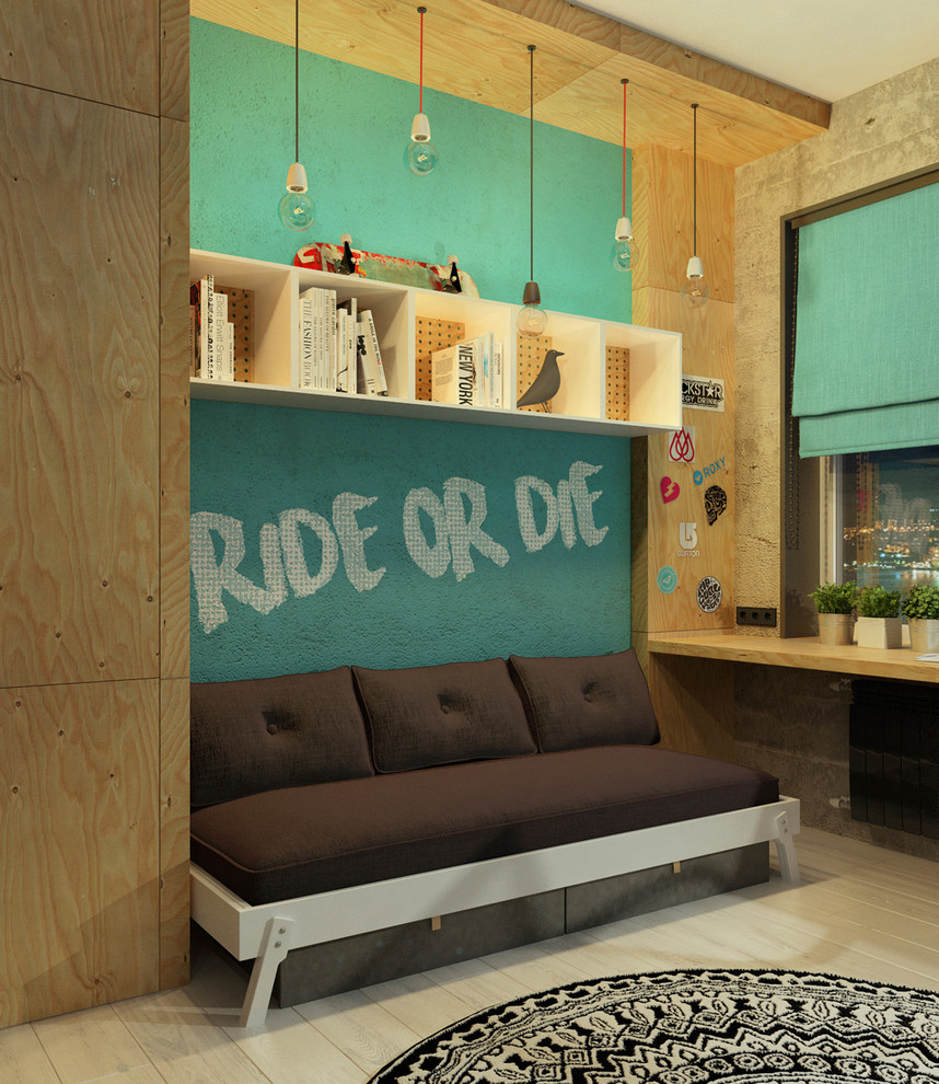 Квартира в индустриальном стиле для молодой пары