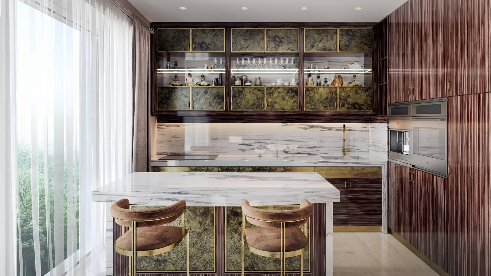 Драгоценные цвета роскошного дома