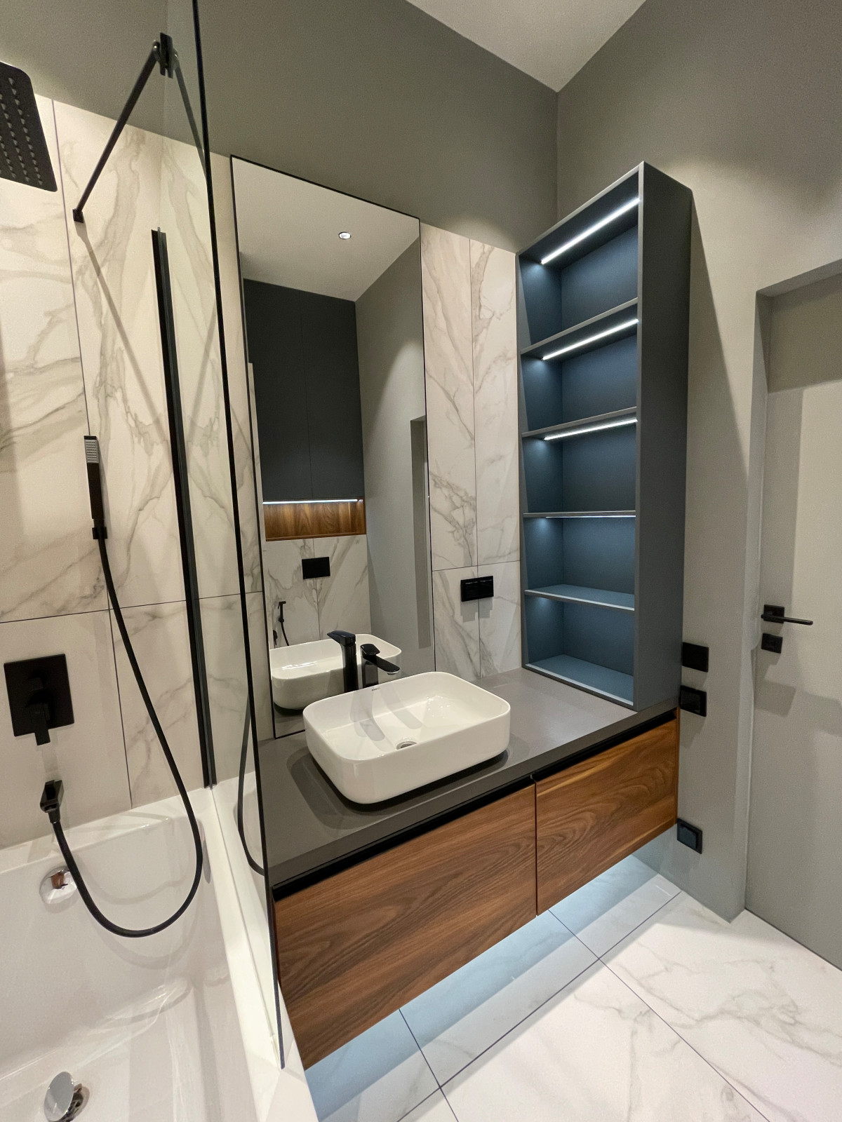 Однокомнатная квартира 45 кв.м в ЖК "Серебряный фонтан"