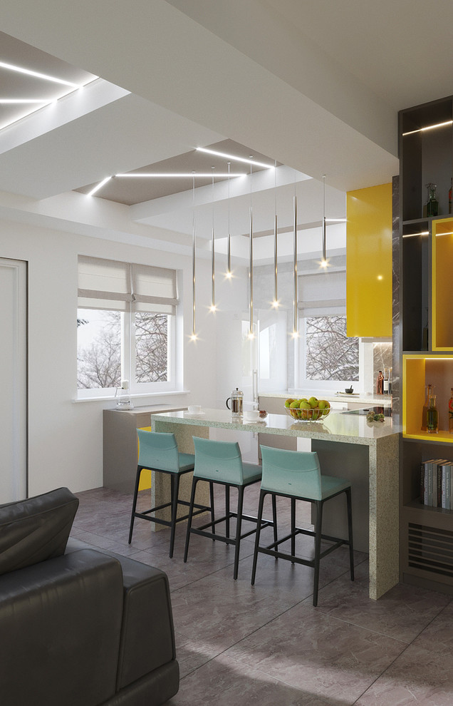 Гостиная в загородном доме