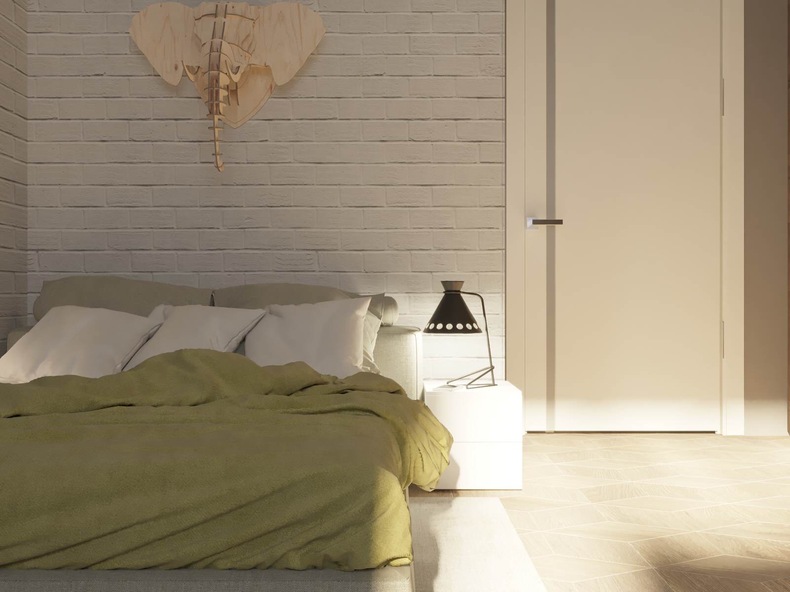 Комната для мальчика-подростка в проекте 2-х комнатной квартиры для молодой семь