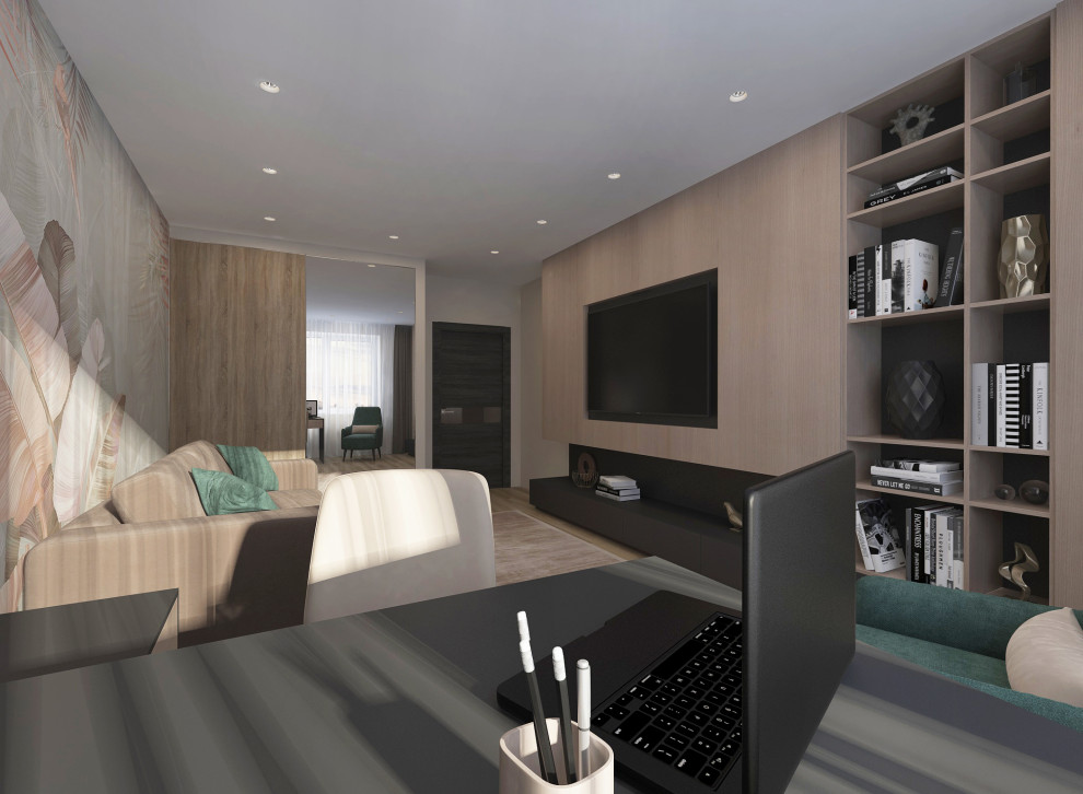 Квартира 100 кв.м. в жилом комплексе. Современный стиль.