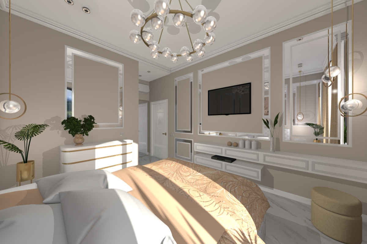 Дизайн и ремонт трехкомнатной квартиры (м. Рассказовка)