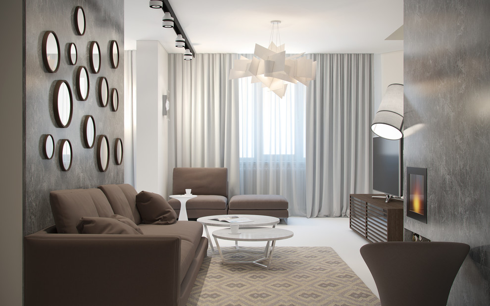 Дизайн двухуровневой квартиры в ЖК Суханово парк