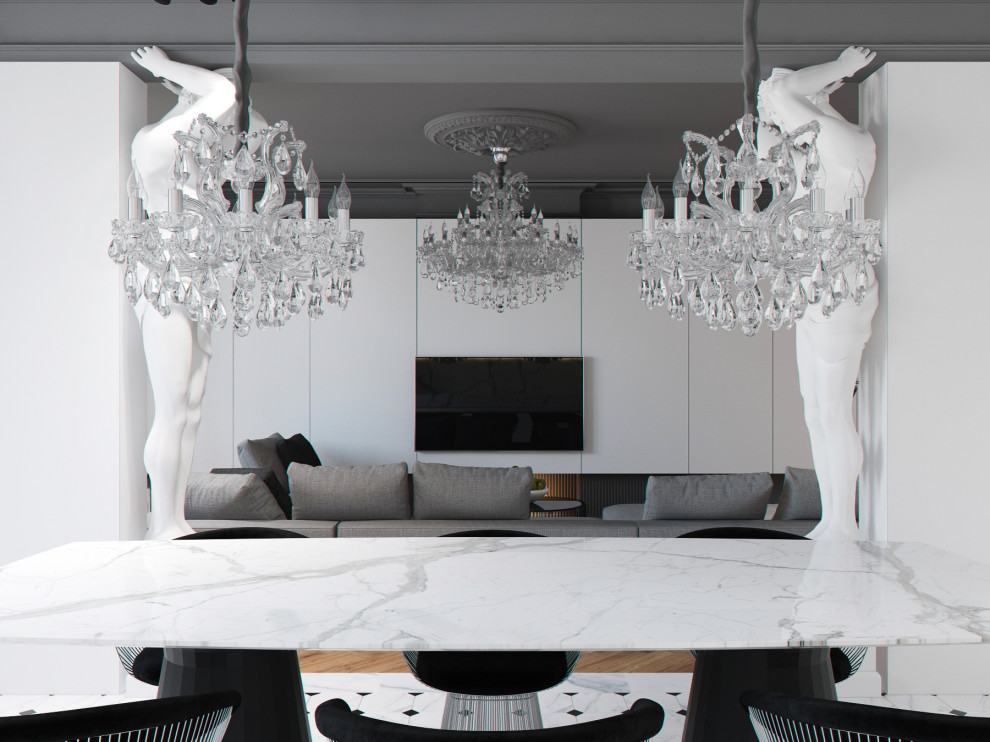 интерьер квартиры в стиле современная классика